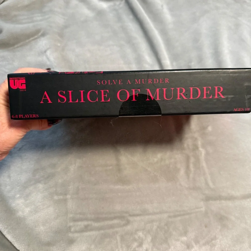 Murder Mystery Party Game A Slice of Murder‎ New Sealed 6–8 Players